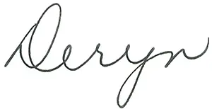 Deryn Lavell Signature