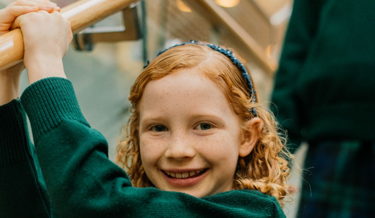 Junior student closeup